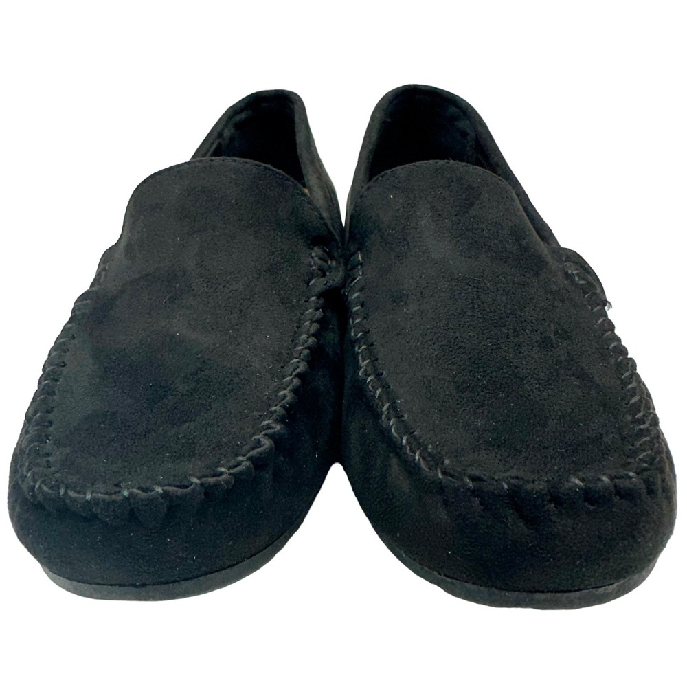 Comfortview Women's 10.5 Medium The Milena Moccasin Shoes Black Style 36-2463-2